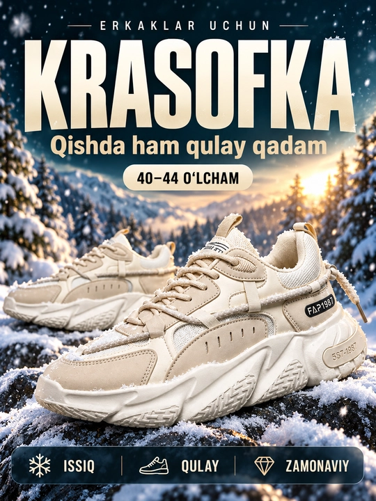 Krasovkalar erkaklar uchun kuzgi, oyoq kiyimlar erkaklar, 40-45, 1 o'lcham katta oling - 