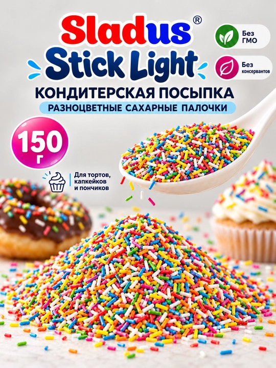 Cъедобная посыпка для выпечки и кондитерских изделий