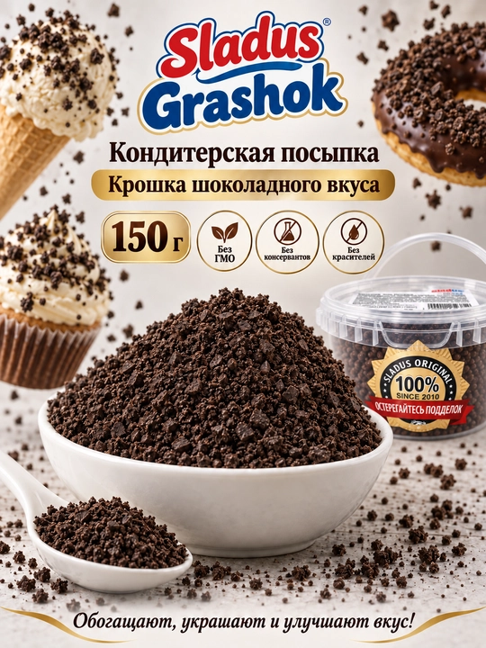 Cъедобная посыпка для выпечки и кондитерских изделий