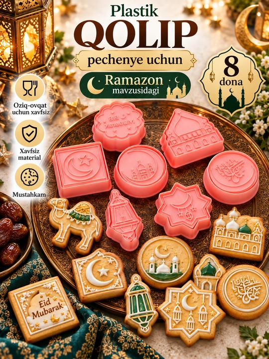 Тематические формы для печенья Рамадан