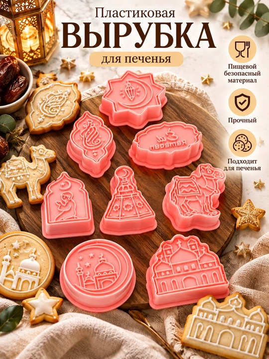 Тематические формы для печенья Рамадан