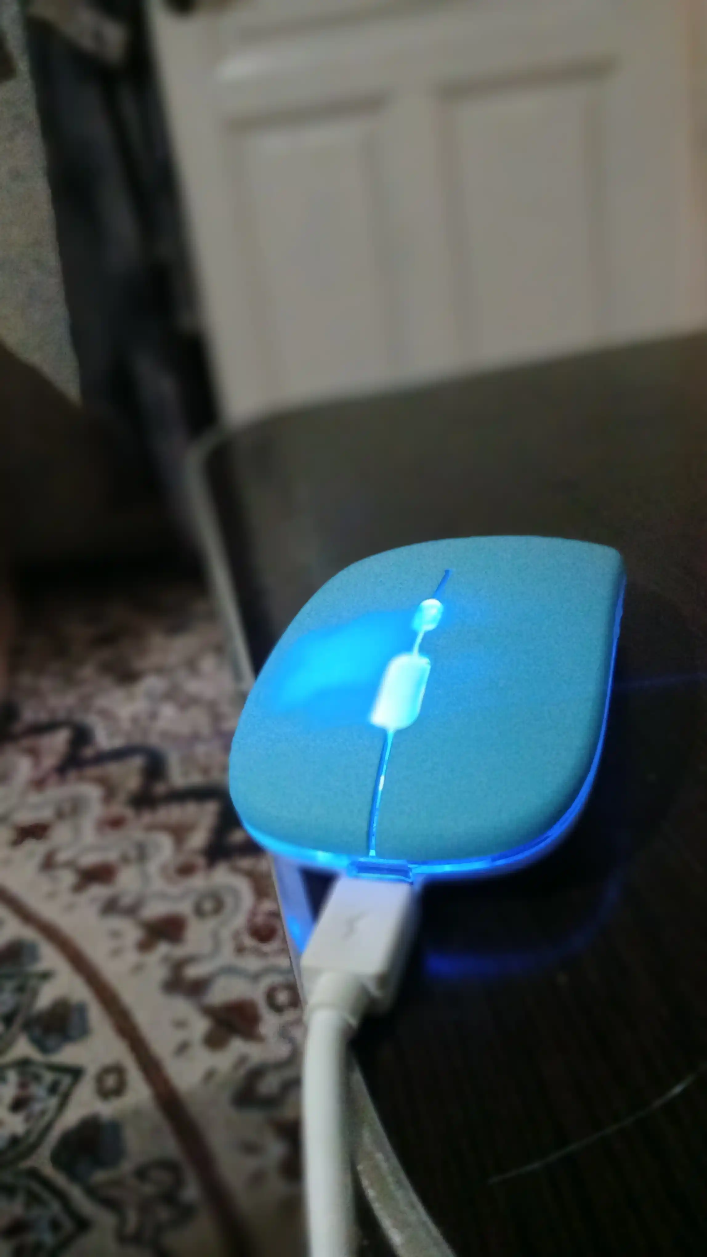 Sichqoncha Bluetooth simsiz tovushsiz Type-c zaryadka 2 rejimda ishlaydigan