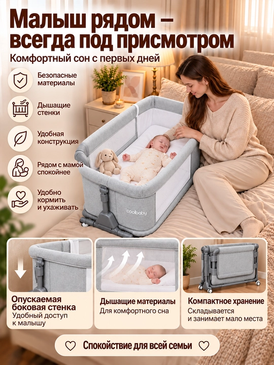 Elektron chaqaloq beshigi, 5 tezlikda tebranish, 5 bosqichli balandlik sozlamasi