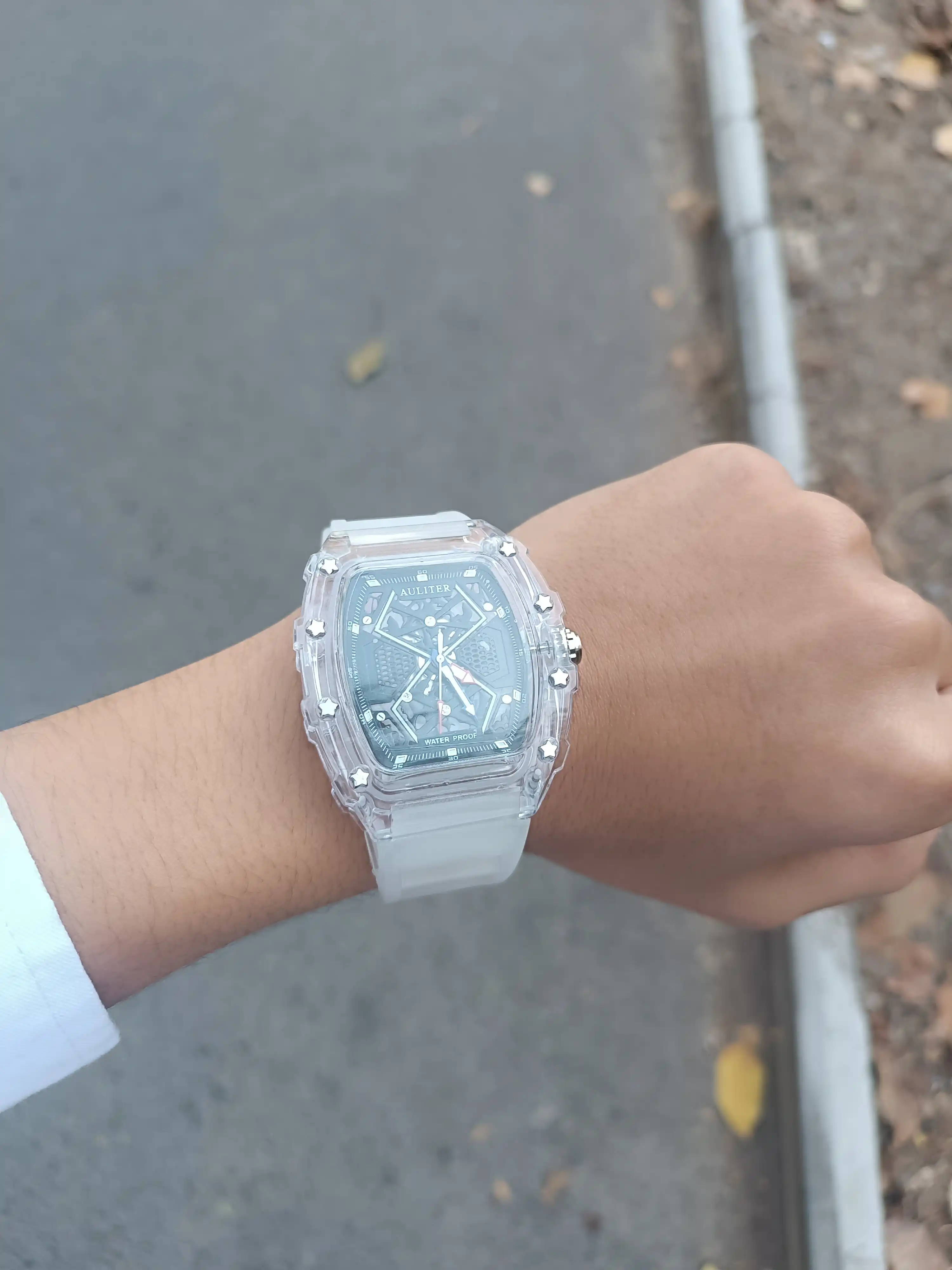 Мужские часы в стиле AULITER - Richard Mille, кварцевый механизм, в подарочной коробке