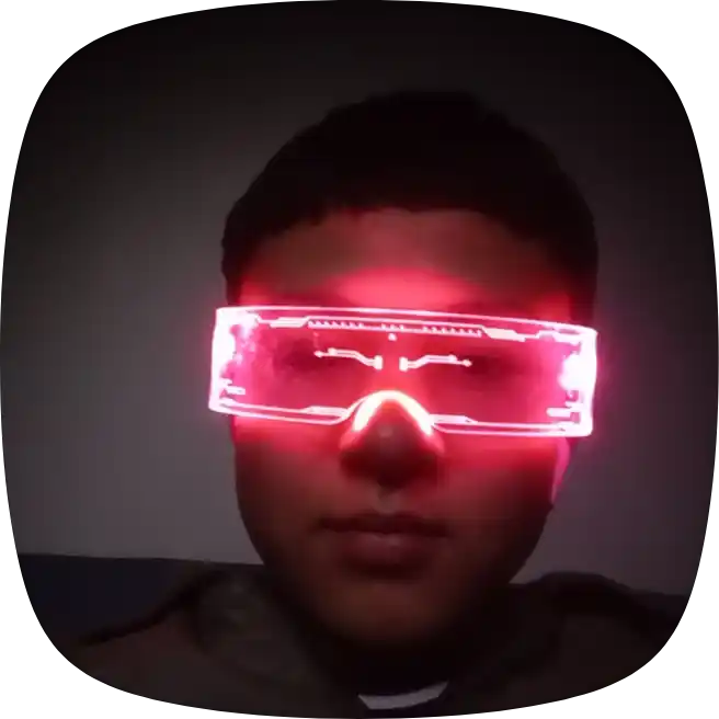 Yorqin LED ko'zoynaklar, ziyofat uchun, neon, svetodiod, uniseks, shaffof