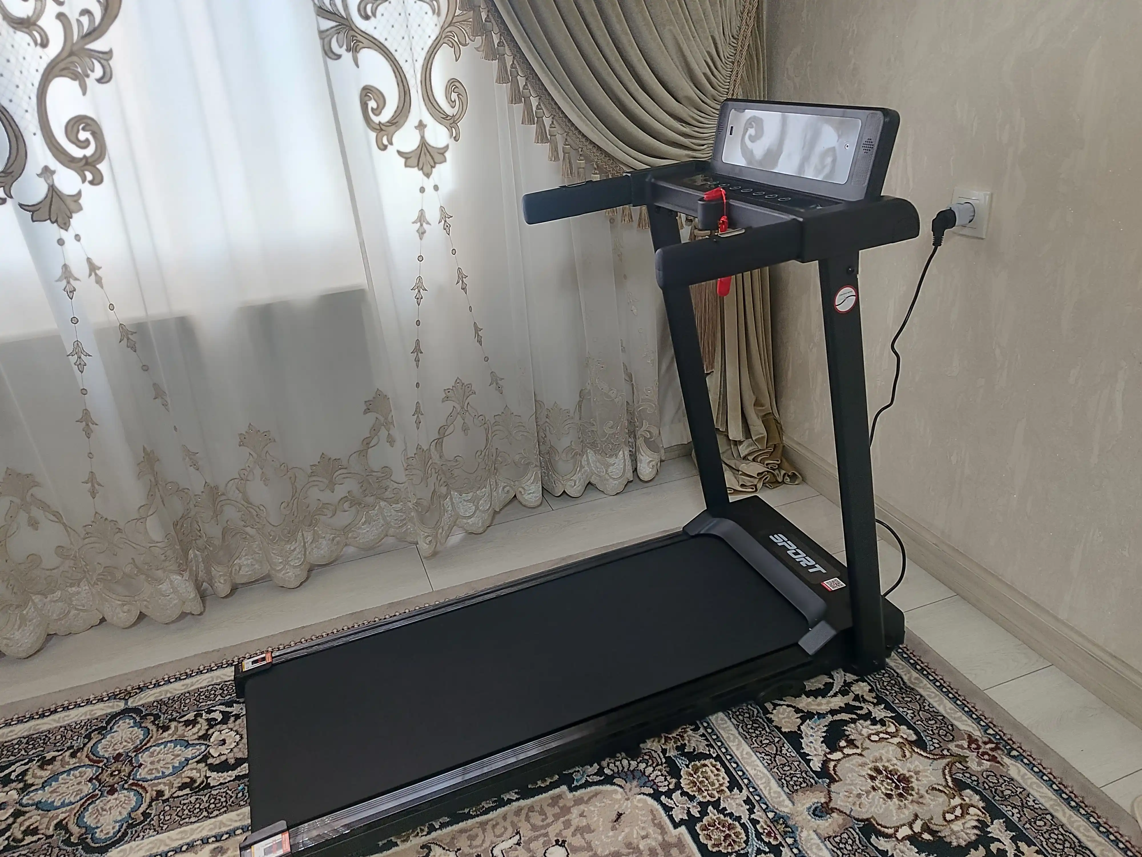Yugurish yo‘lagi, kardiotrenajer, uy va ofis uchun, Smartrun, shovqinsiz, 150 kg gacha