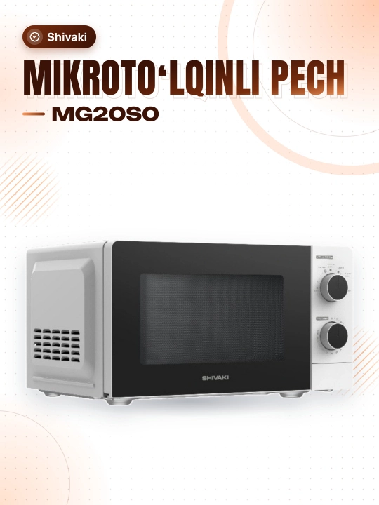Mikroto'lqinli pech Shivaki MG20S0 - 