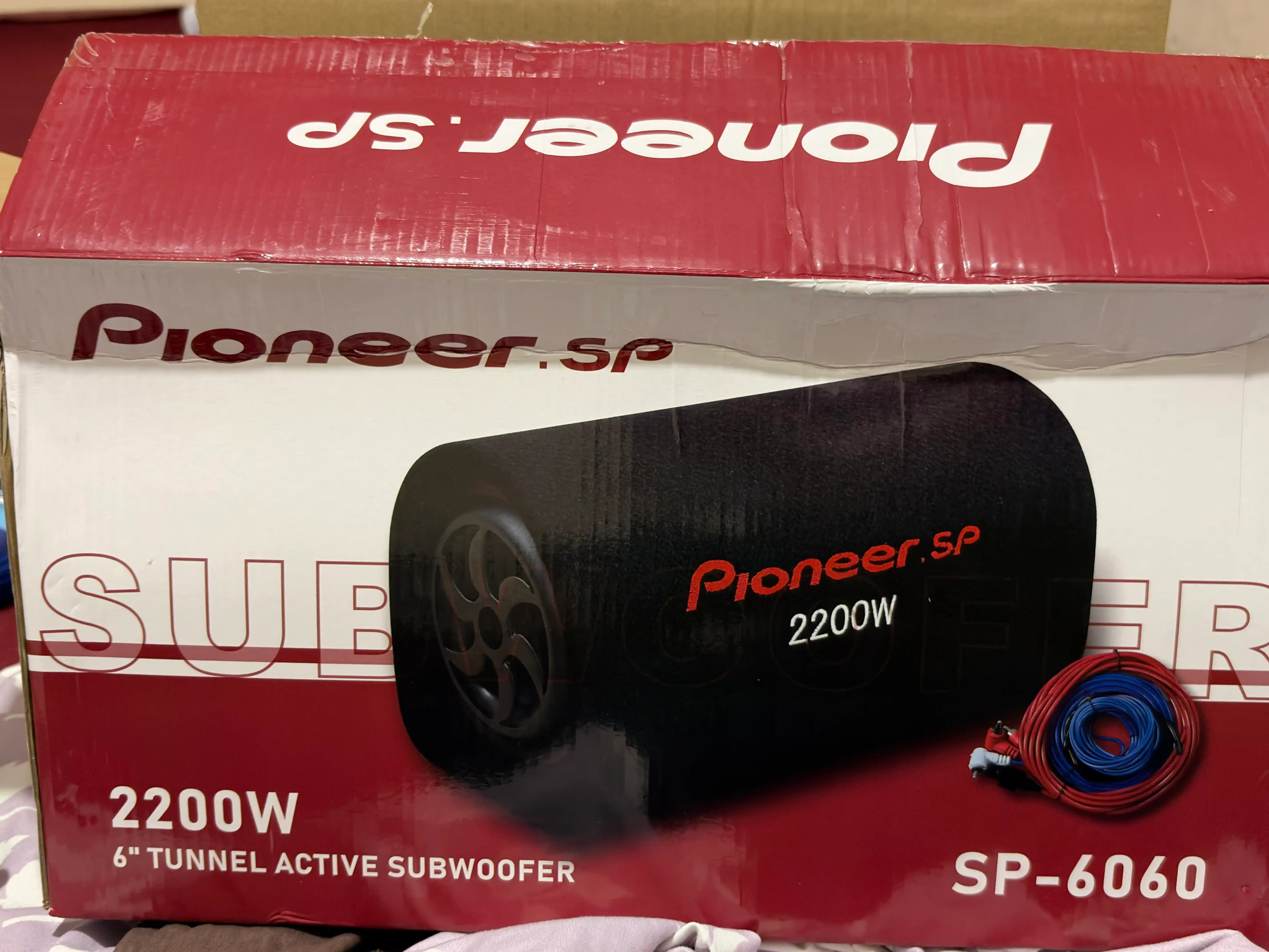 Sabvufer 3200W, Avtomobil uchun kuchli bass, 300W RMS, 4 Ohm