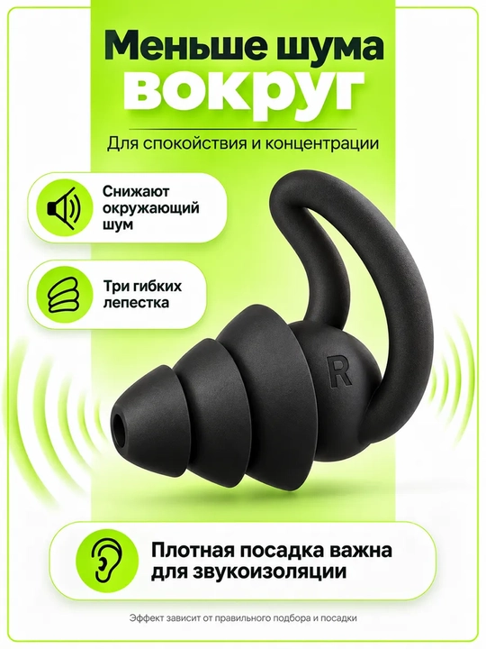 Беруши для сна, для отдыха, для путешествий, для спокойного сна без шума