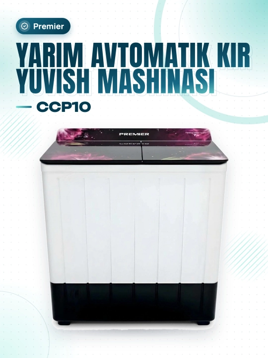 Yarim avtomat kir yuvish mashinasi Premier PRMWM07-CCP10 - 