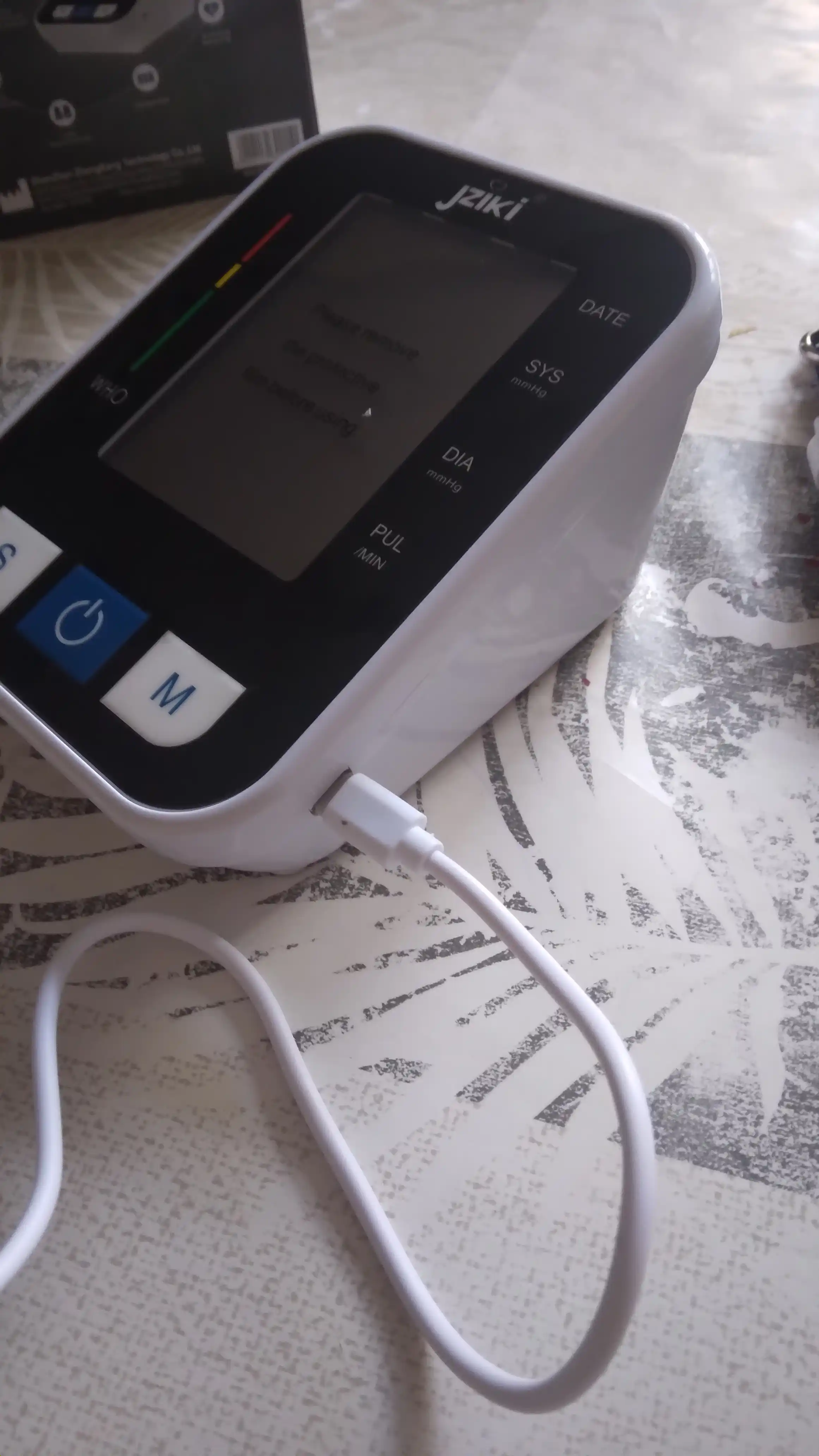 Avtomatik tonometr JZIKI ZK-B872 bosimni oʻlchash uchun, ovozli qoʻllanma bilan, elektron