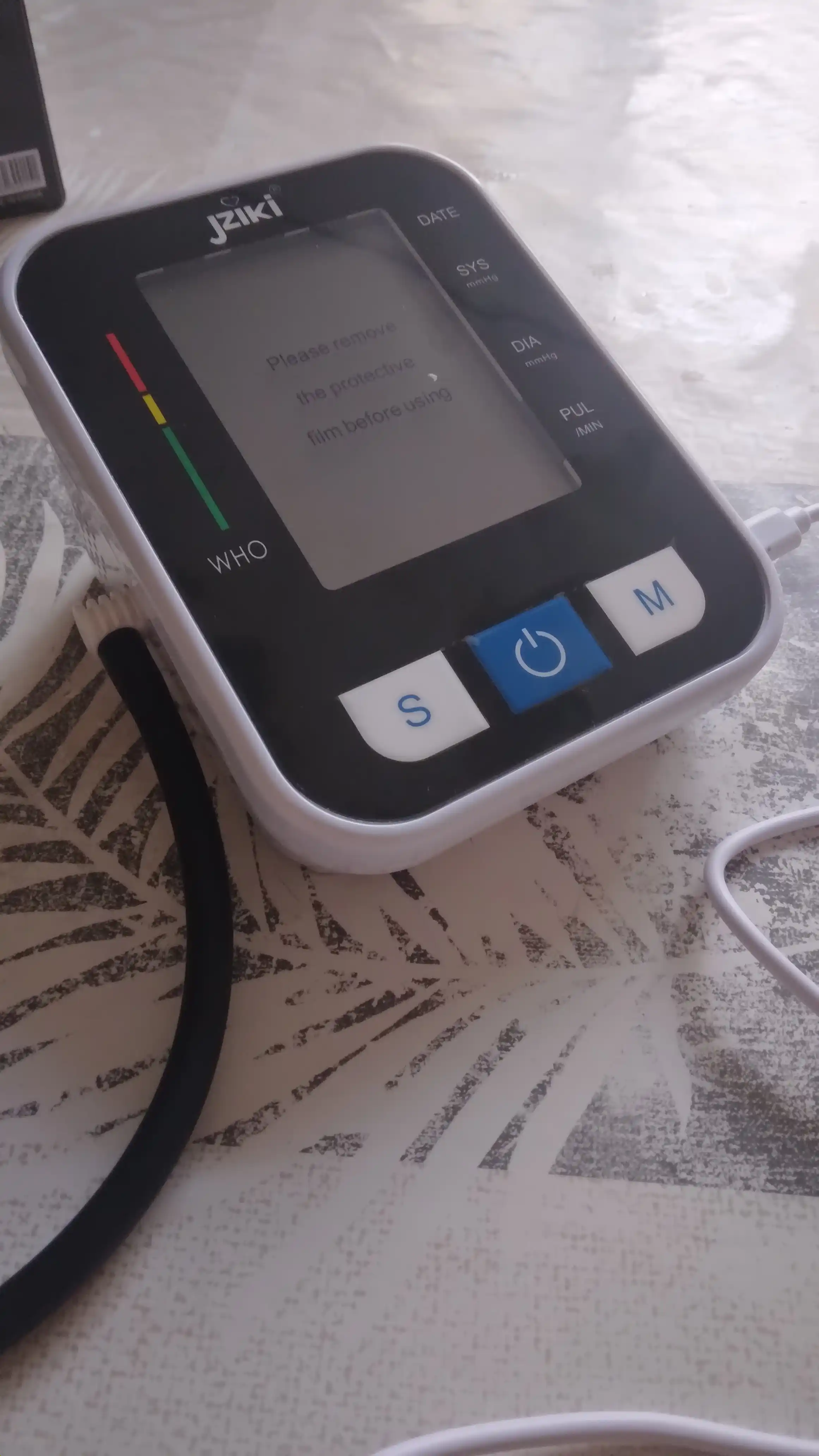Avtomatik tonometr JZIKI ZK-B872 bosimni oʻlchash uchun, ovozli qoʻllanma bilan, elektron