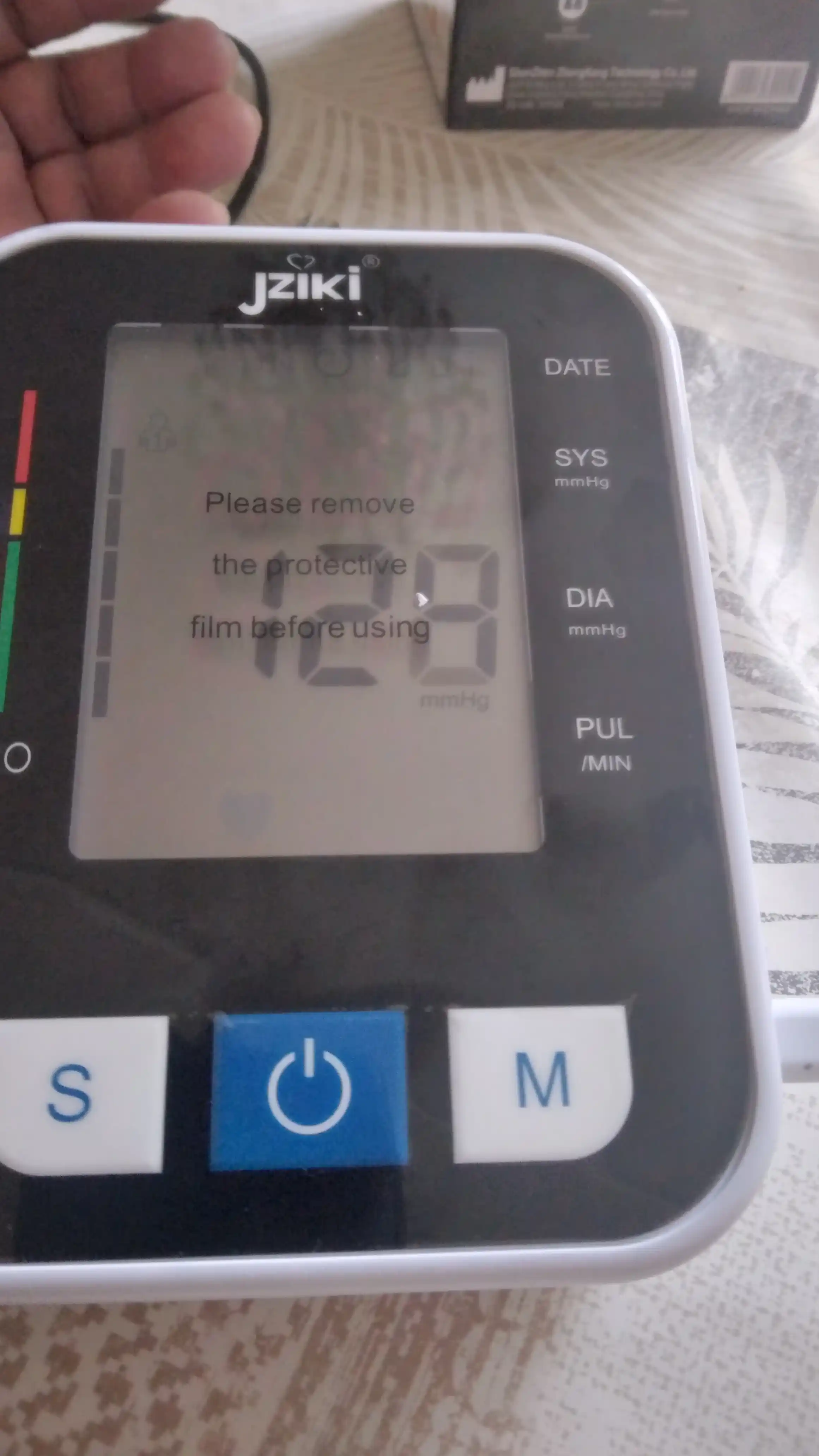 Avtomatik tonometr JZIKI ZK-B872 bosimni oʻlchash uchun, ovozli qoʻllanma bilan, elektron