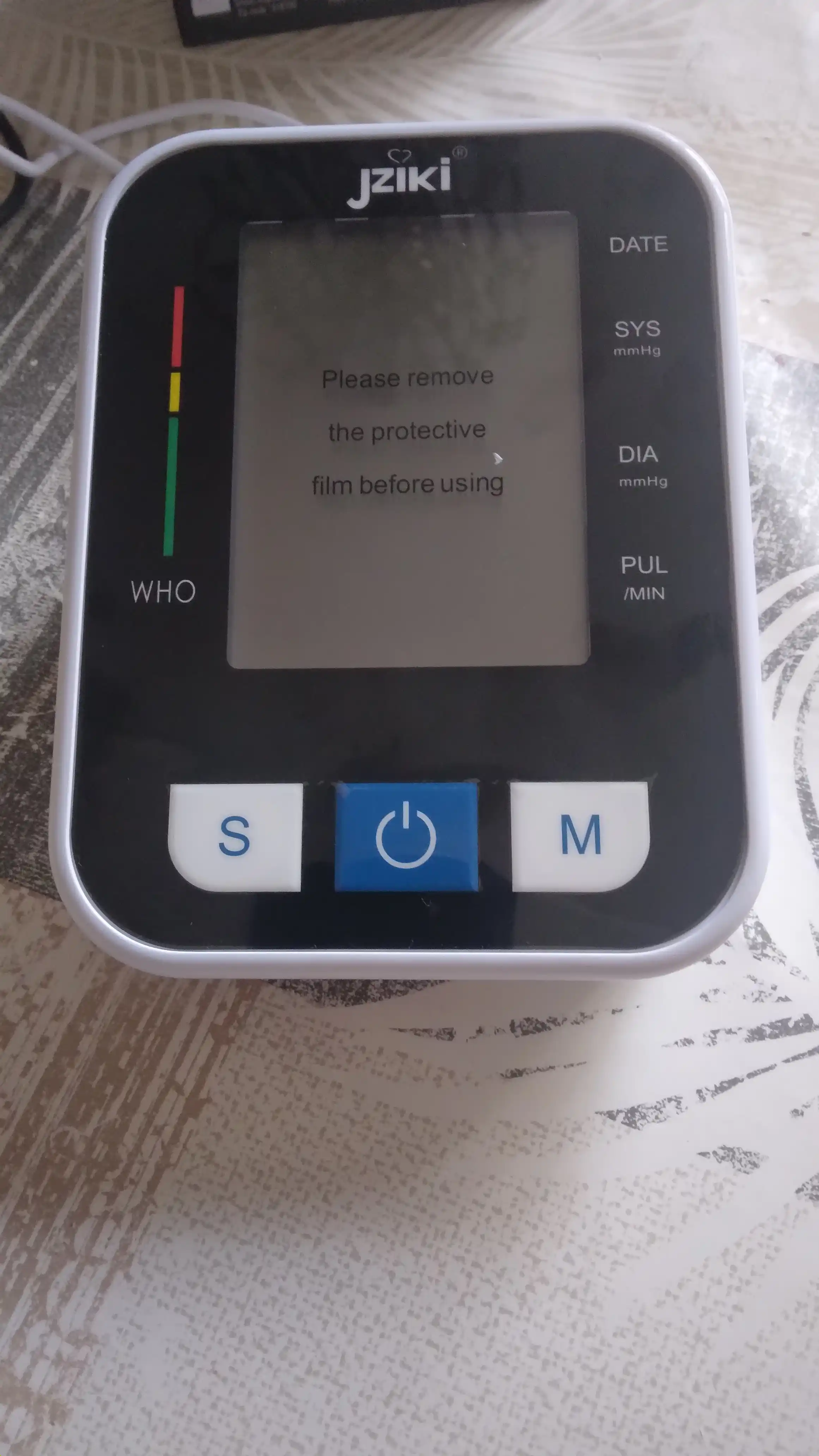 Avtomatik tonometr JZIKI ZK-B872 bosimni oʻlchash uchun, ovozli qoʻllanma bilan, elektron