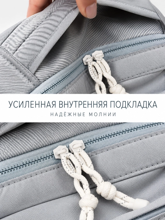 Рюкзак тканевый, унисекс, с карманом антивор, BAILIQI