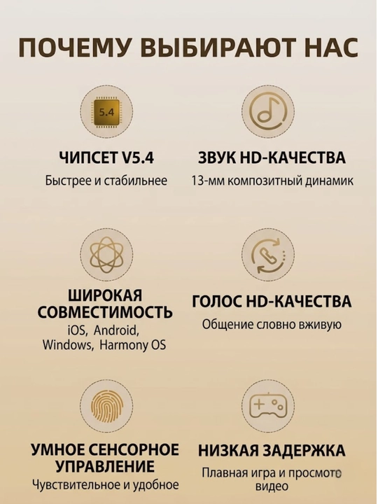 IPhone va Android uchun simsiz, Bluetooth sensorli quloqchinlar, Favza