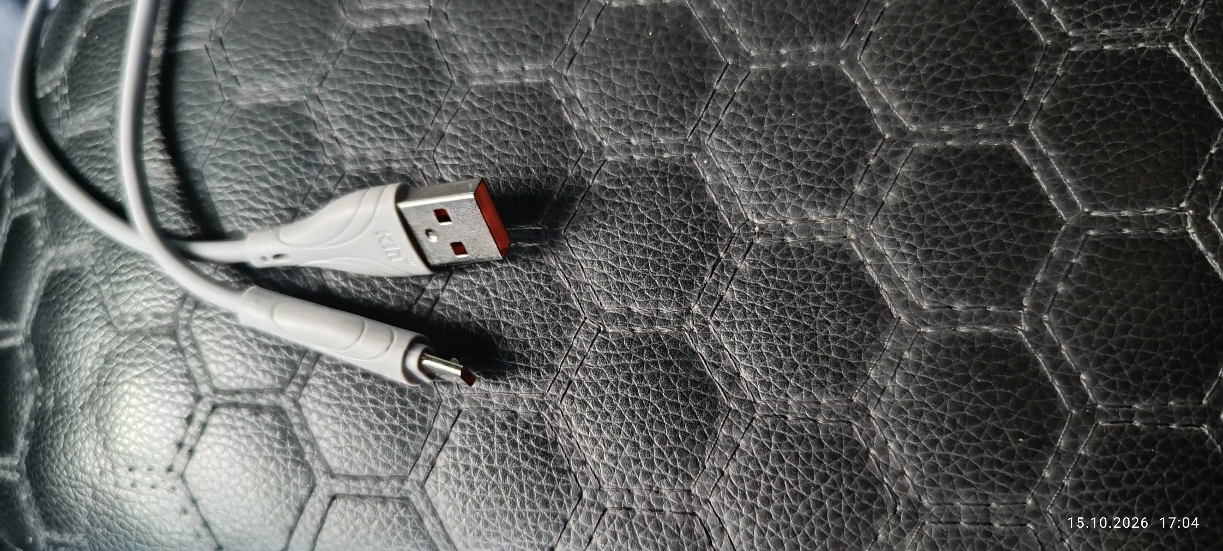 Micro USB kabel KIN KMM01 3.1A tez zaryad, 1 metr, Android telefon va planshet uchun