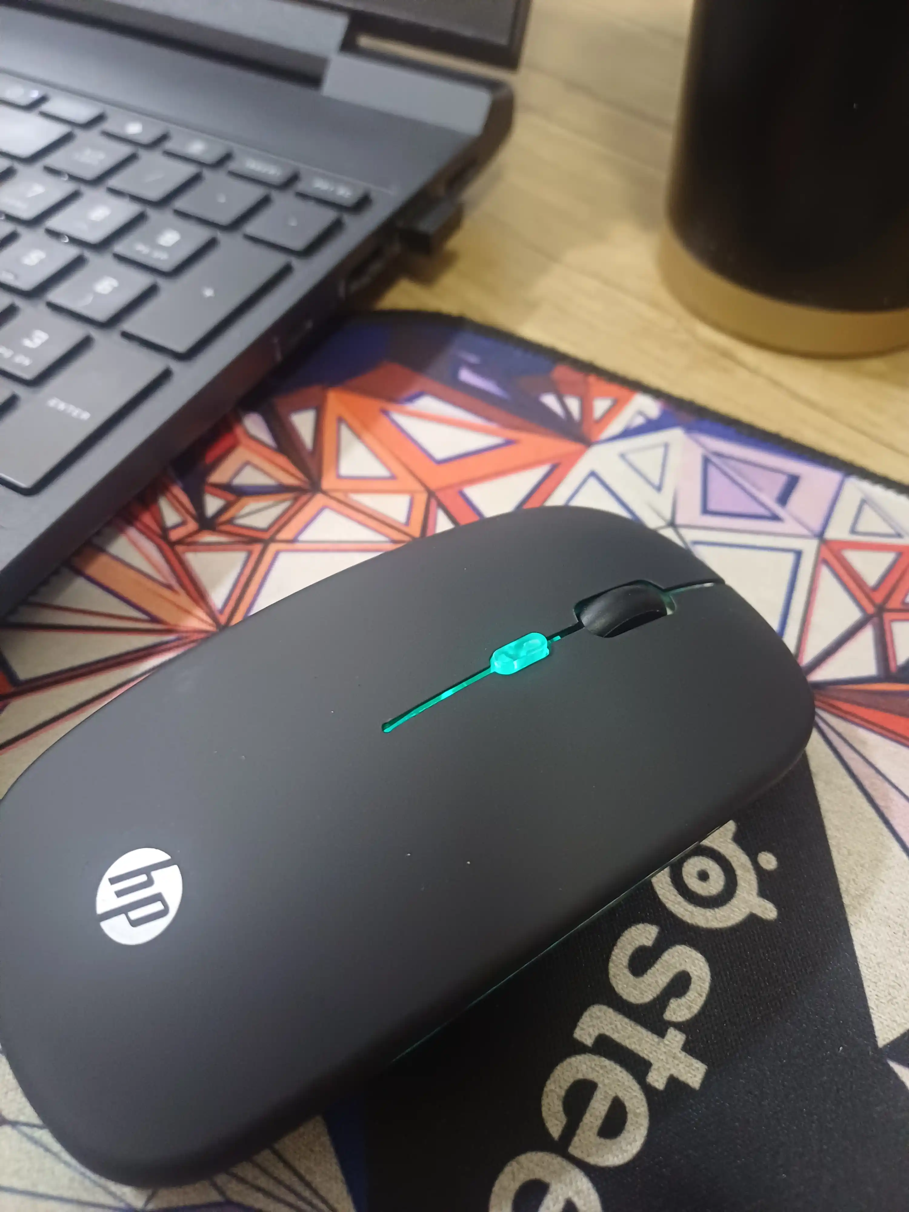 HP M10 simli kompyuter sichqonchasi, USB ulanish, 3 tugmali