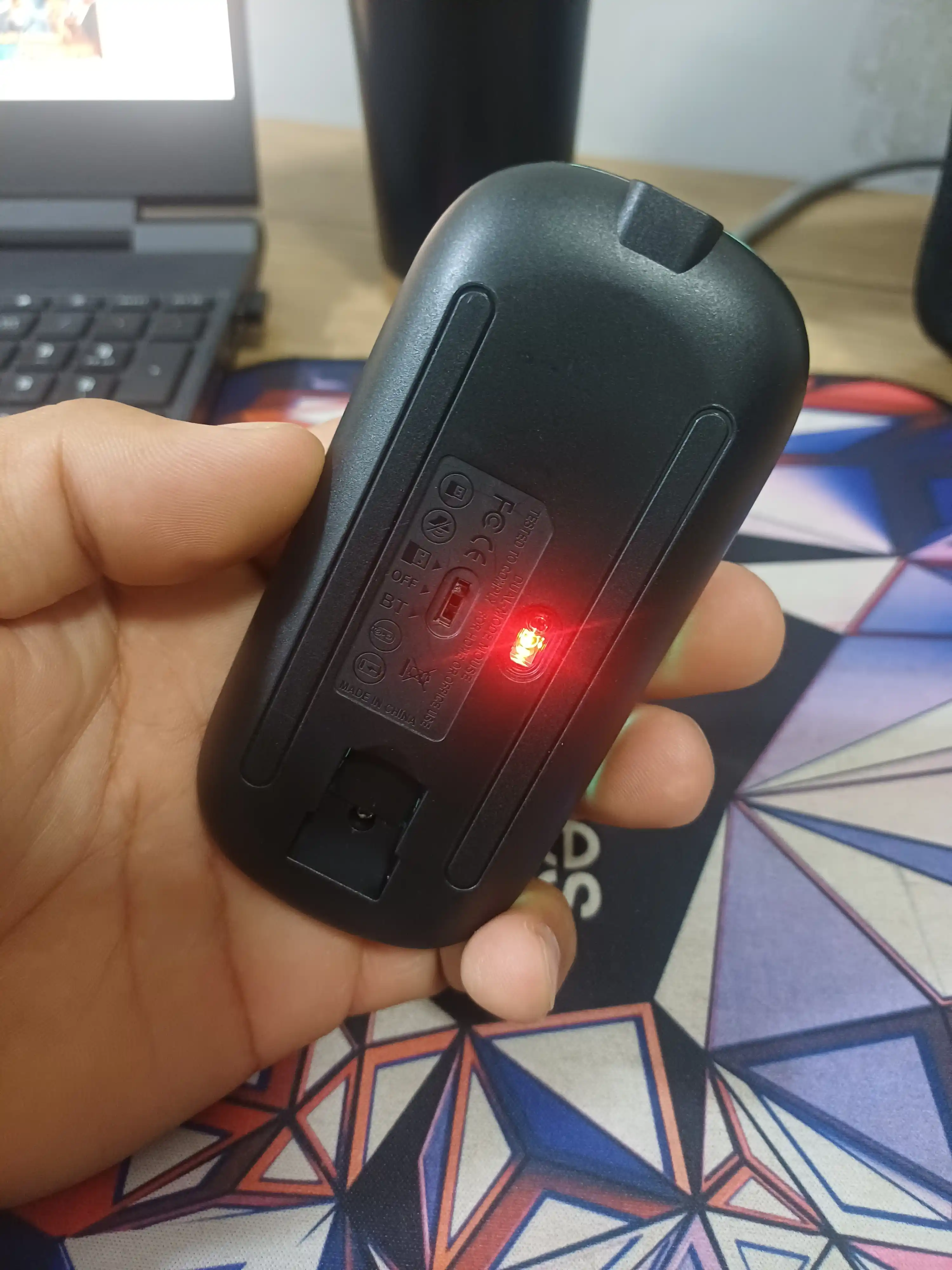 HP M10 simli kompyuter sichqonchasi, USB ulanish, 3 tugmali