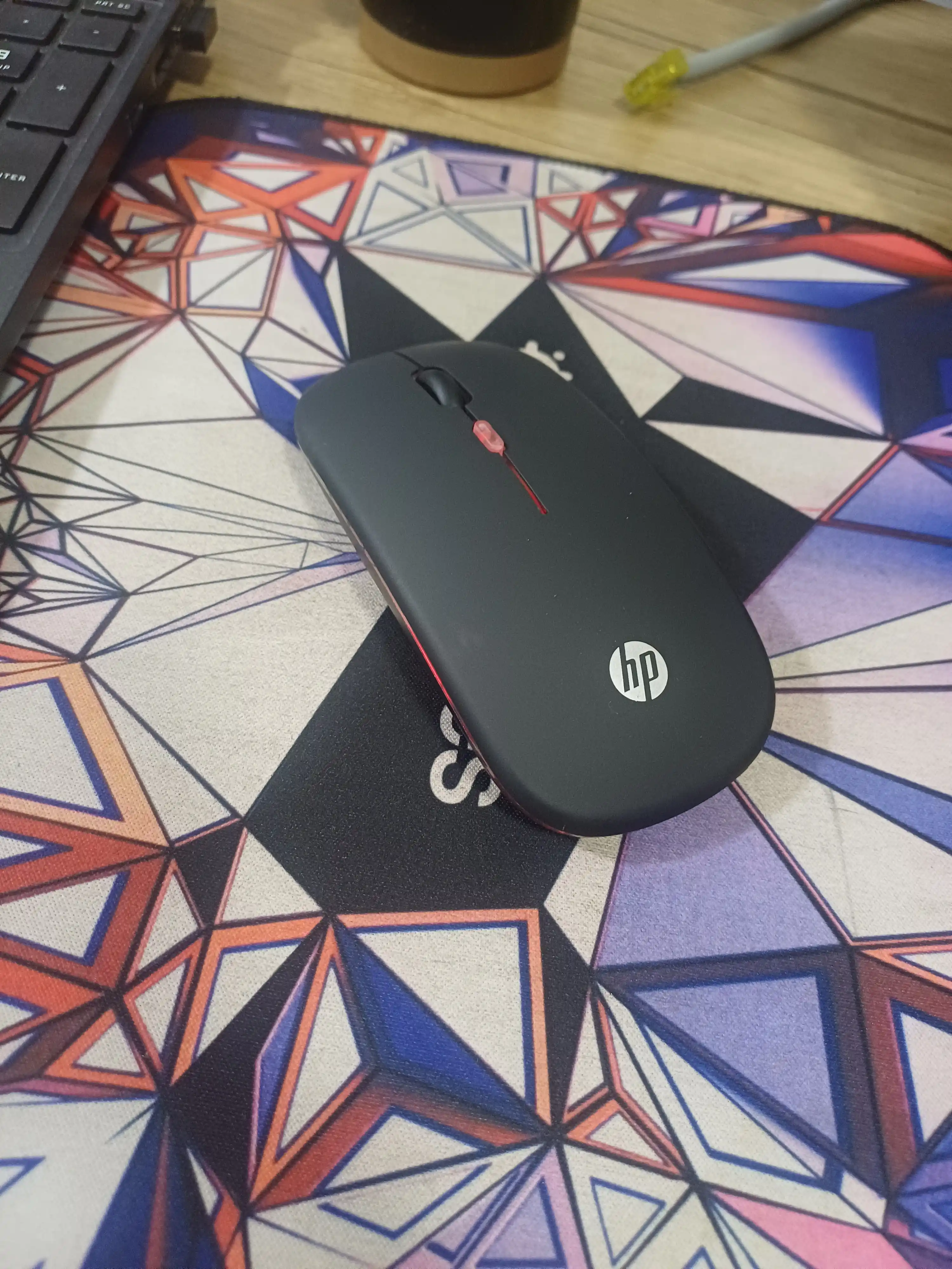 HP M10 simli kompyuter sichqonchasi, USB ulanish, 3 tugmali