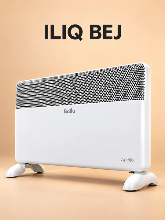 Ballu Apollo BEC/ATI-2000 inverterli elektr isitgich, 2000 W, oq - 