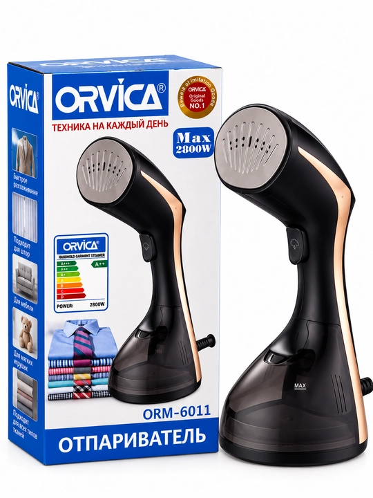 Отпариватель для одежды ORVICA ORM-6011, 2800 Вт, ручной, вертикальный - 