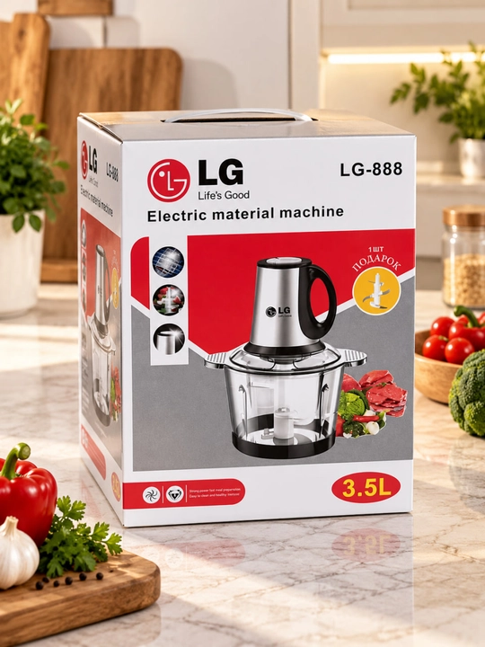 LG-888 elektr maydalagich, 3,5 litrli oshxona maydalagichi