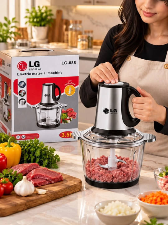 LG-888 elektr maydalagich, 3,5 litrli oshxona maydalagichi