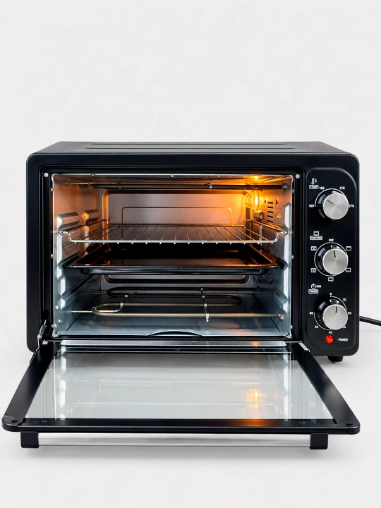 Мини-печь "BELTOP" 36 л, 1500 Вт, конвекция, 100-270°C, подсветка, электродуховка