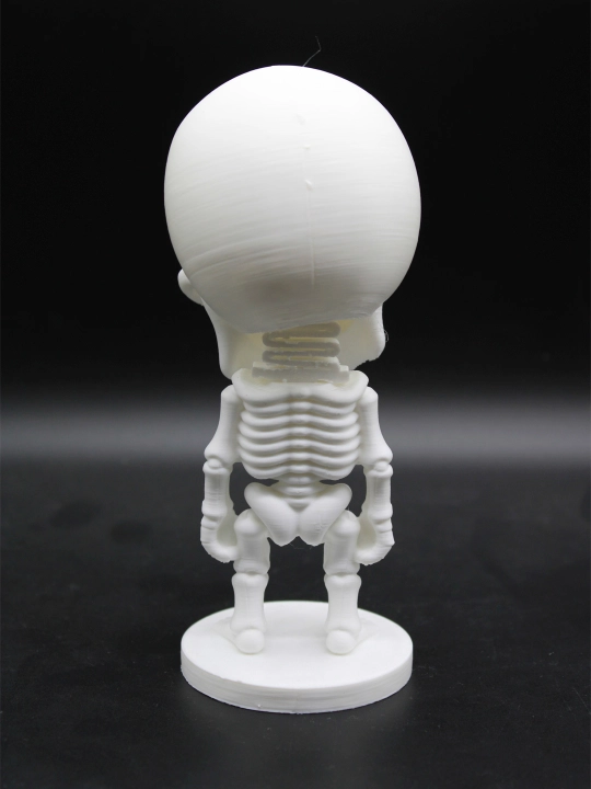 "Skelet" avto-bolvanchik 3D-figura / Torpedaga bo'yni qimirlaydigan suvenir, sovg'a - 