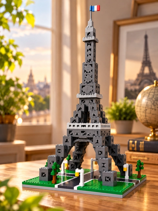 Конструктор блочный мини, коллекционная модель 3D, набор для сборки