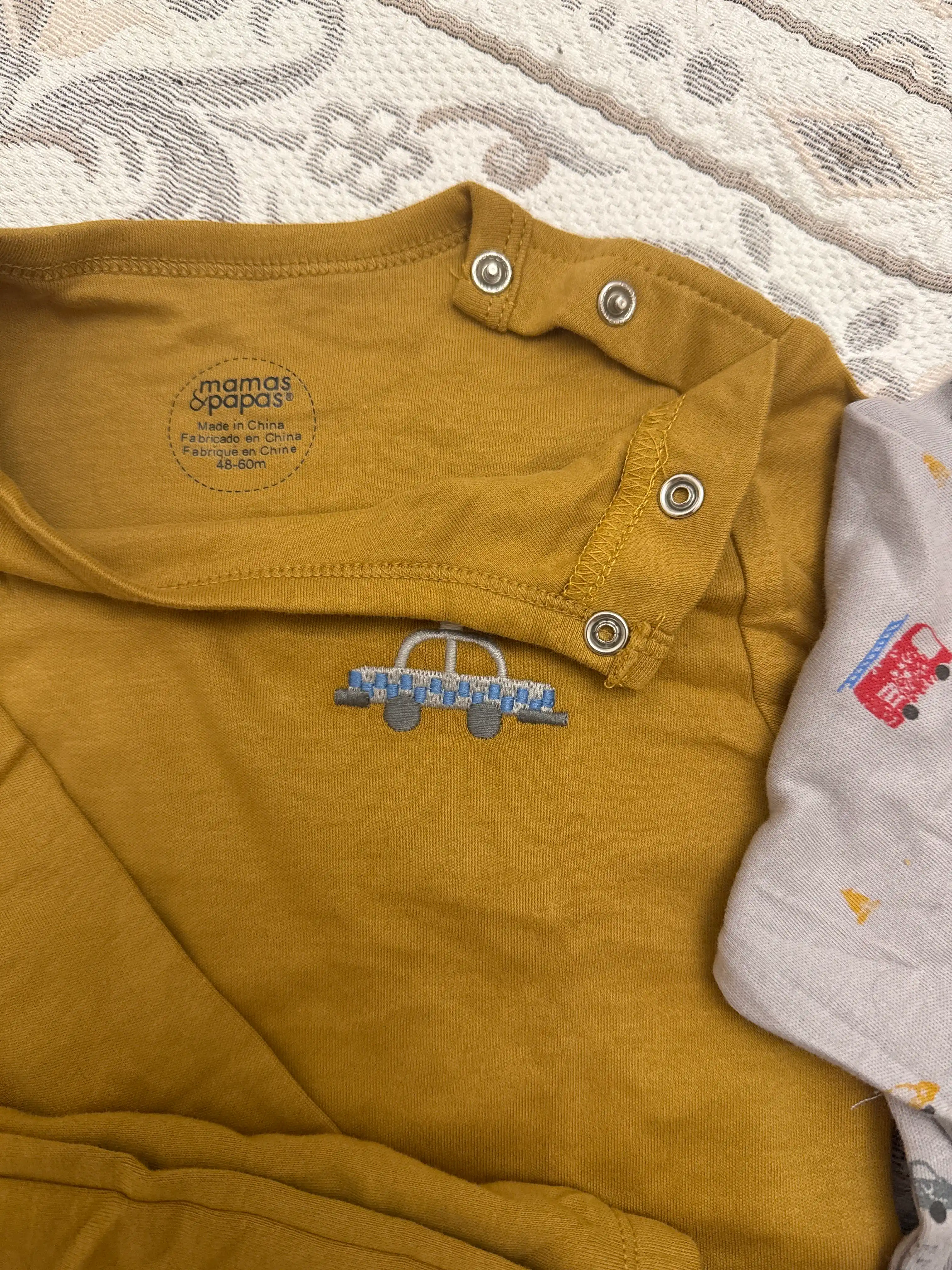 Комплект из 2 пижам для малышей Mamas & Papas, органический хлопок