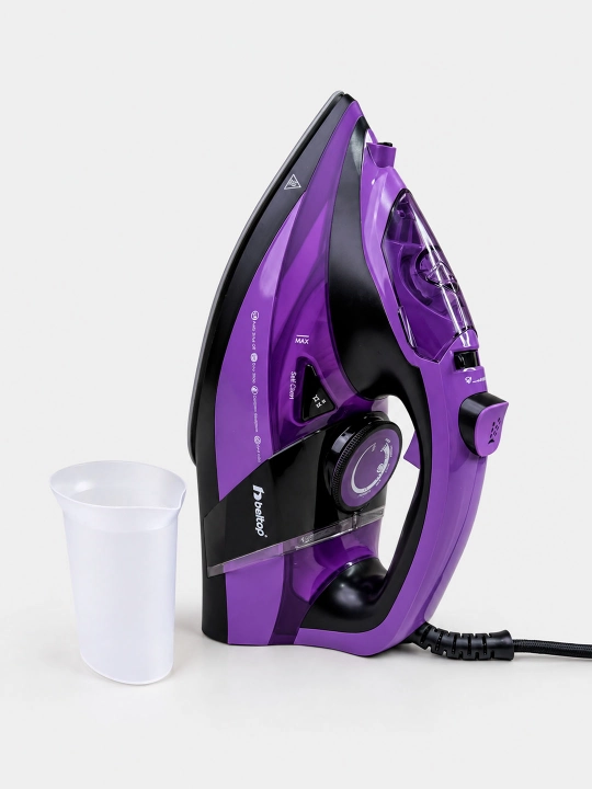Bug'li "BELTOP" dazmol 2200W keramik taglik, vertikal bug', 300-360ml, avto o'chish, utyug