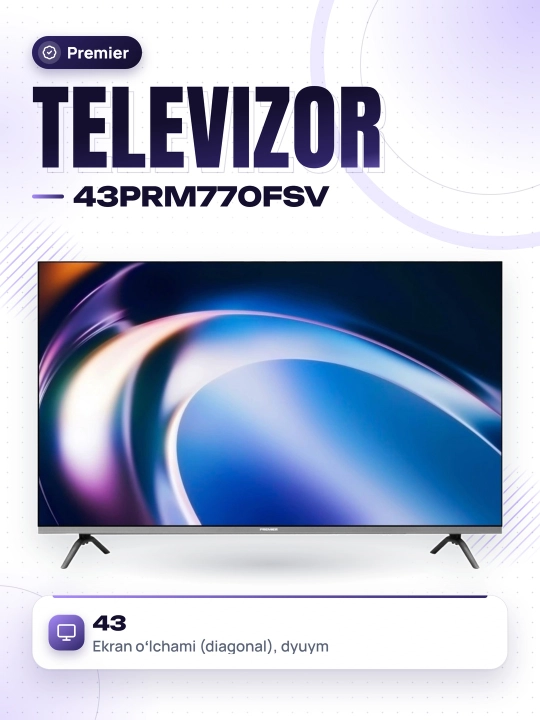 Televizor Premier 43PRM770FSV