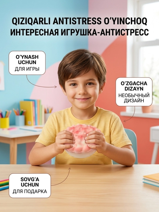 Антистресс игрушка в виде выпечки, мягкая игрушка сквиш для сжимания, десерт