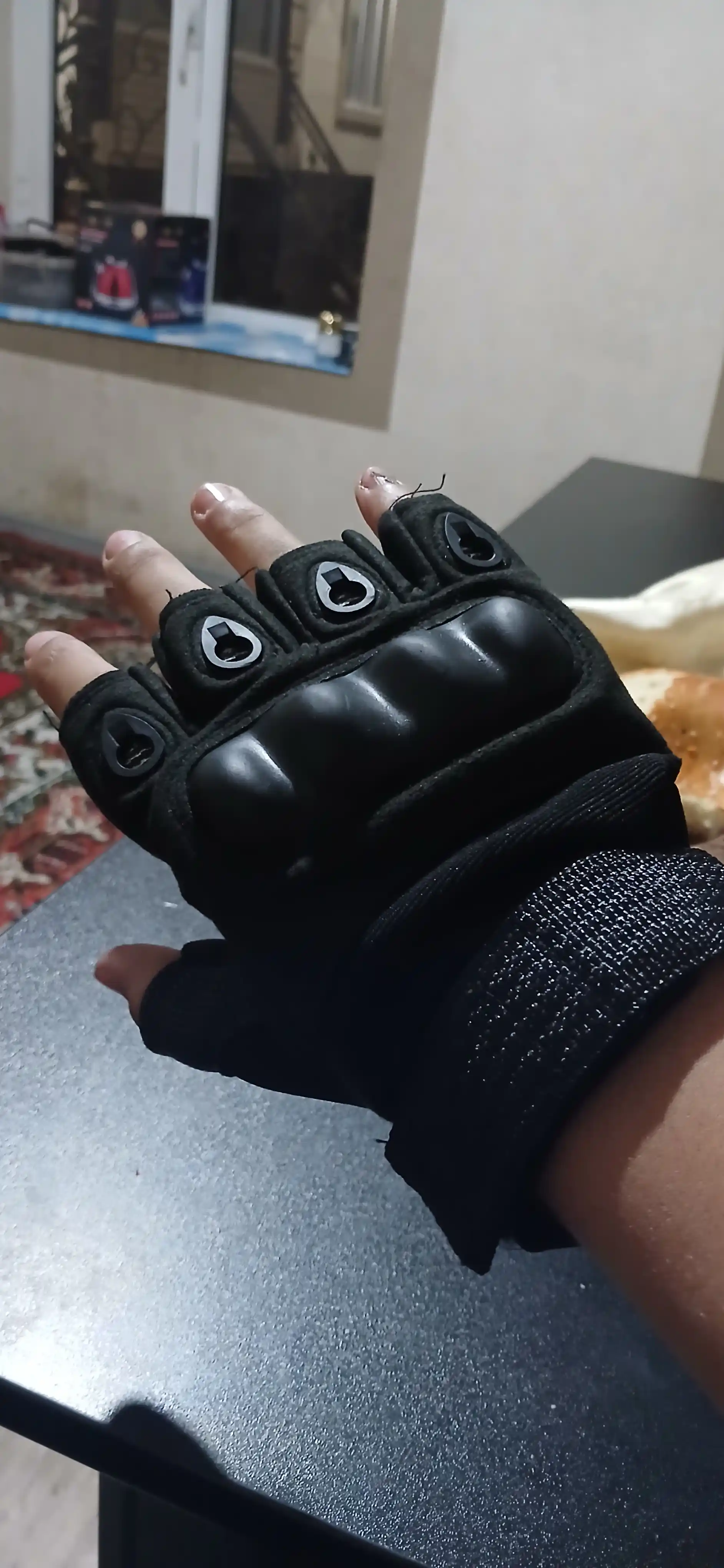 Тактические перчатки Tactical Pro с защитными вставками, вентиляцией и усиленной липучкой