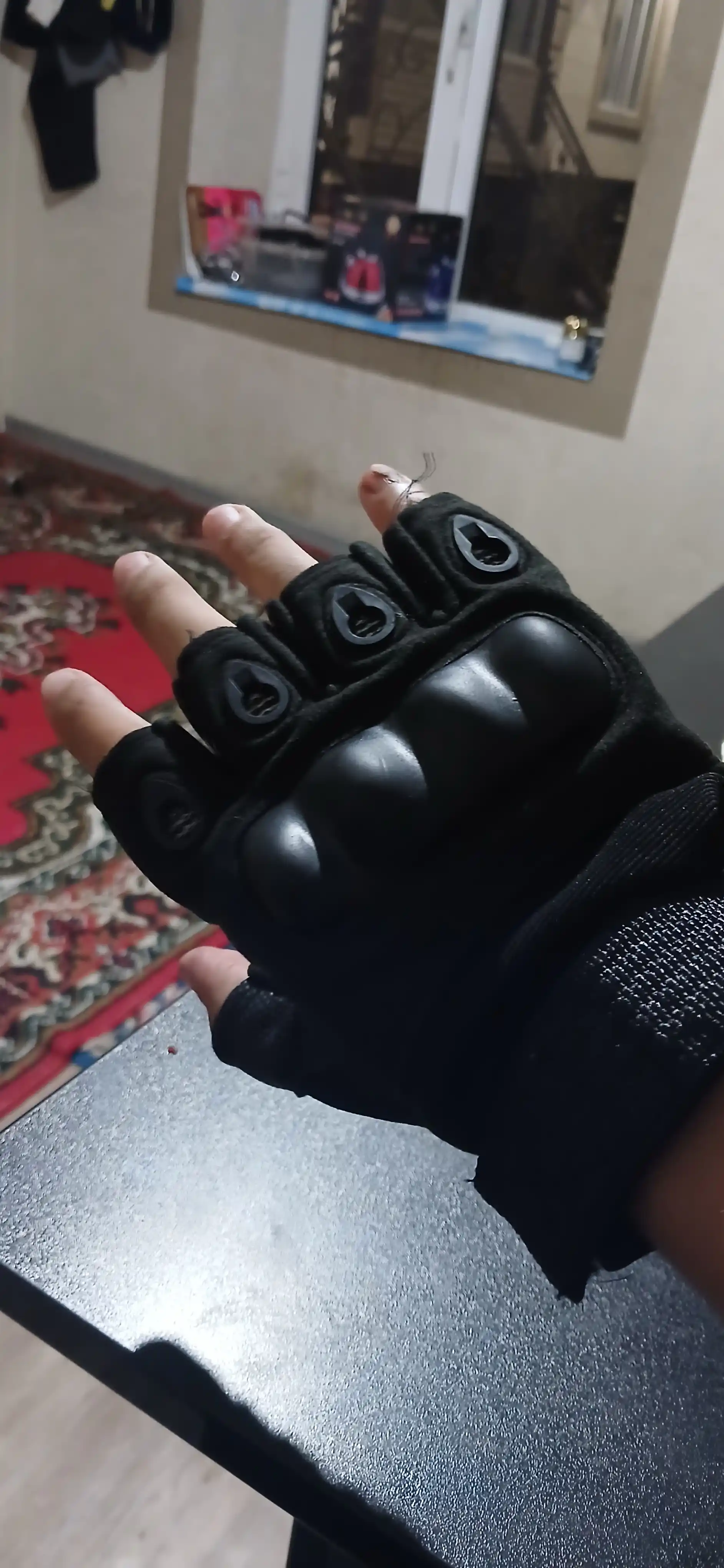 Тактические перчатки Tactical Pro с защитными вставками, вентиляцией и усиленной липучкой