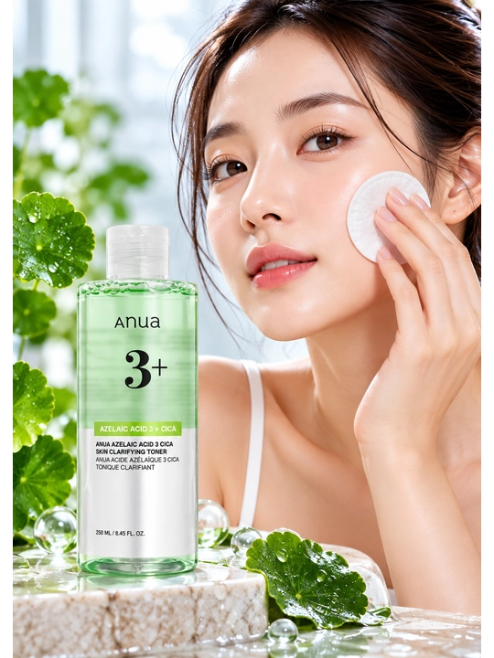 Anua Azelaic Acid 3 + Cica Skin Clarifying Toner 250 мл