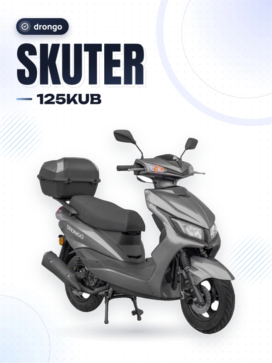 Бензиновый скутер drongo TSY, объемом 125 куб