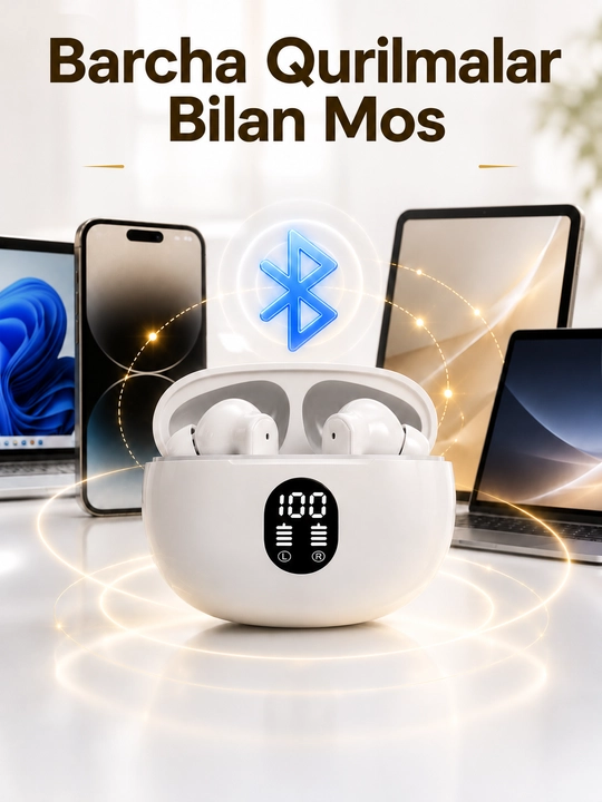 Bluetooth quloqchinlar, simsiz naushnik
