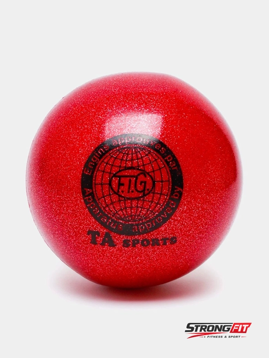 Мяч для художественной гимнастики TA Sports, блестящий, для тренировок и выступлений
