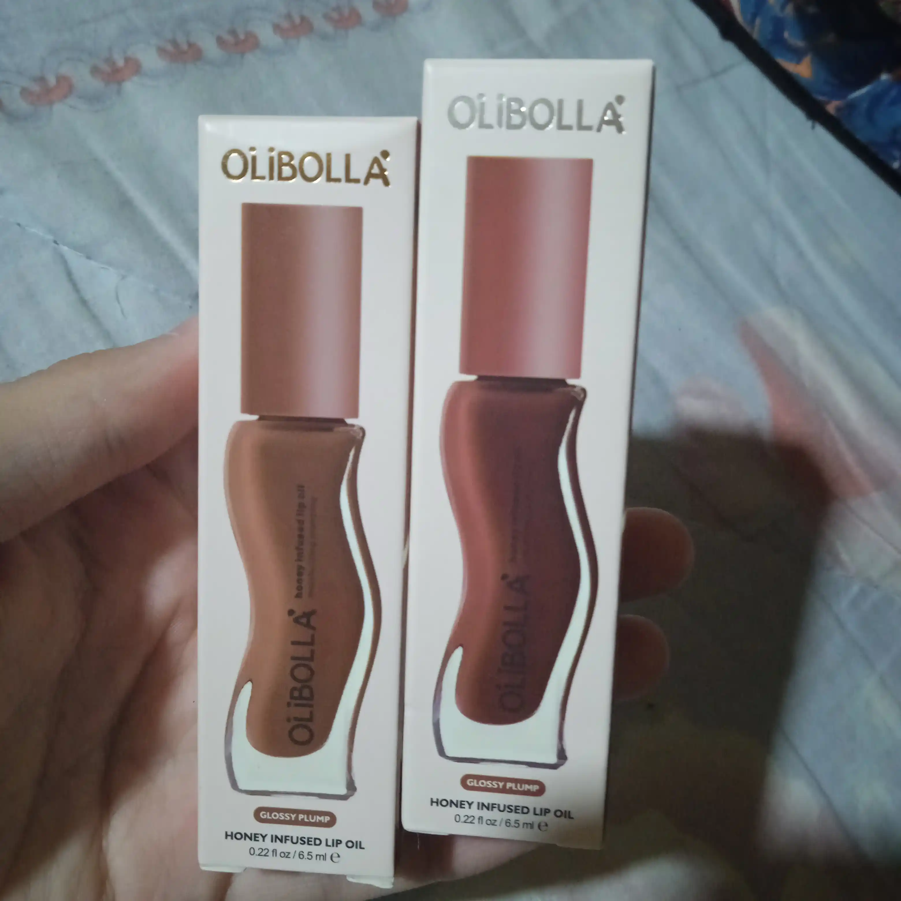 Olibolla Honey lab uchun yaltiroq-blesk, namlovchi, suyuq, 6.5 ml