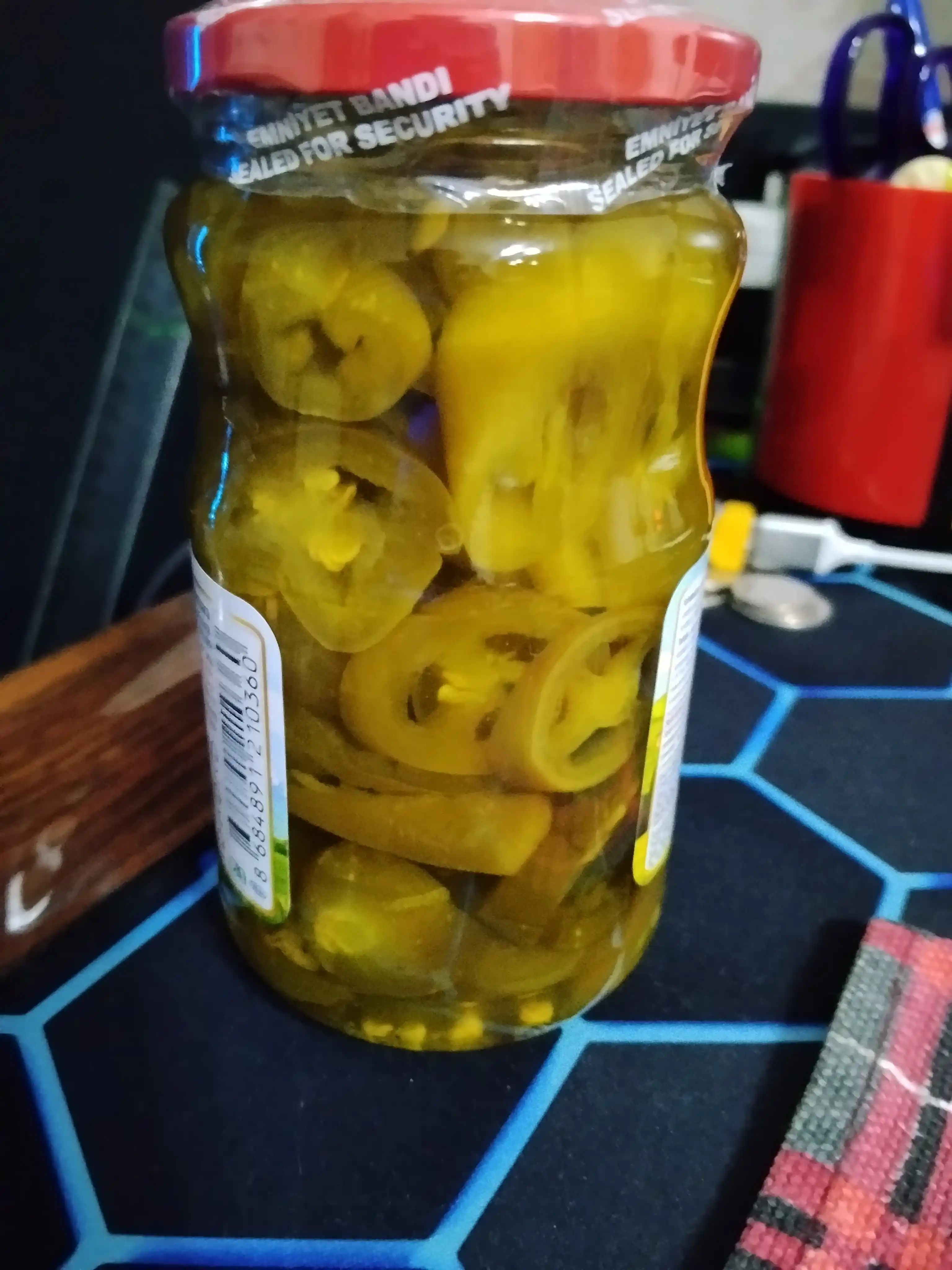 Халапеньо oстрый перец  Efe Marmara, Маринованный, 350 г (Турция)