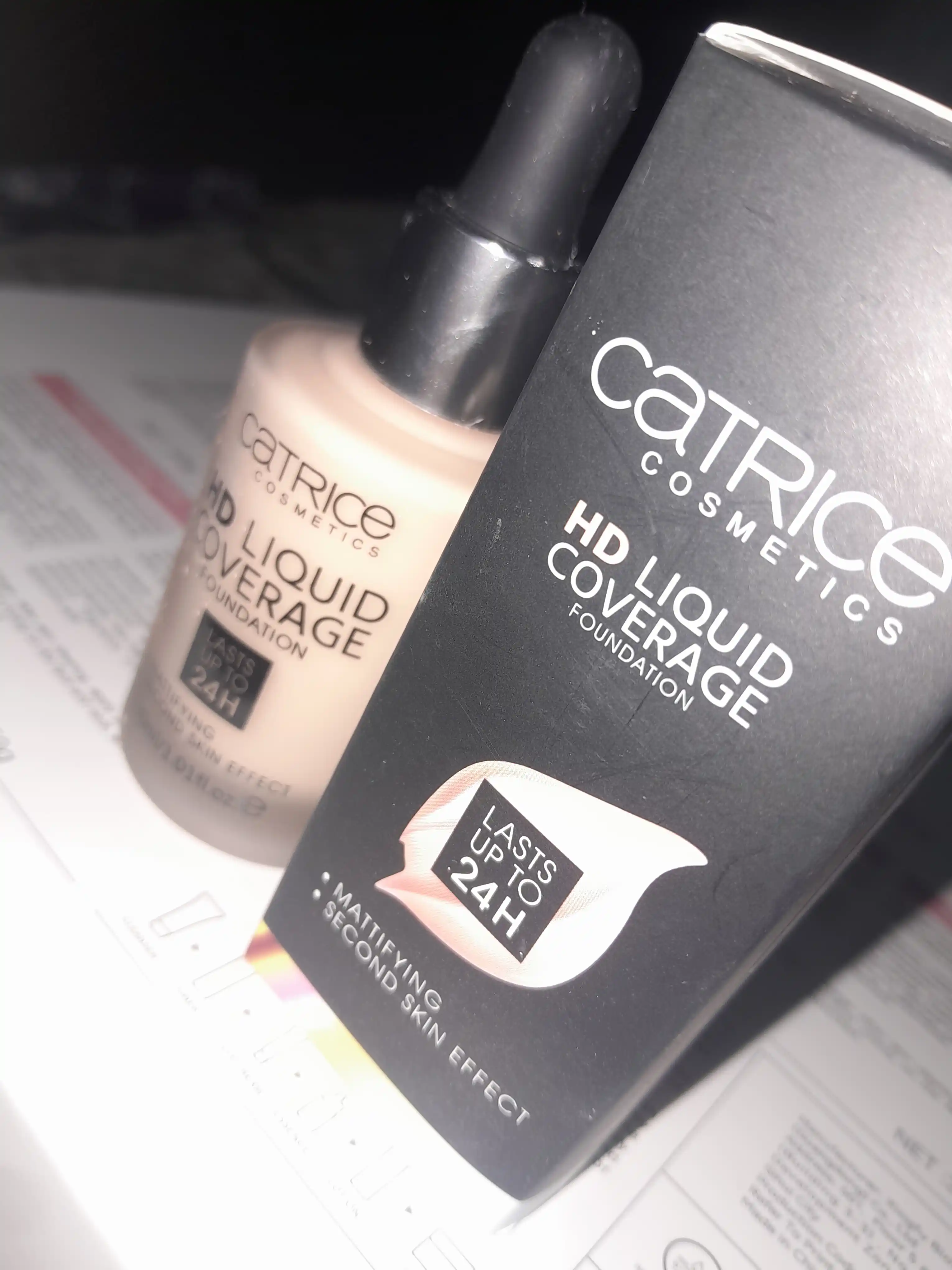 Тональный крем для лица Foundation Catrice HD, матирующий, 30 мл