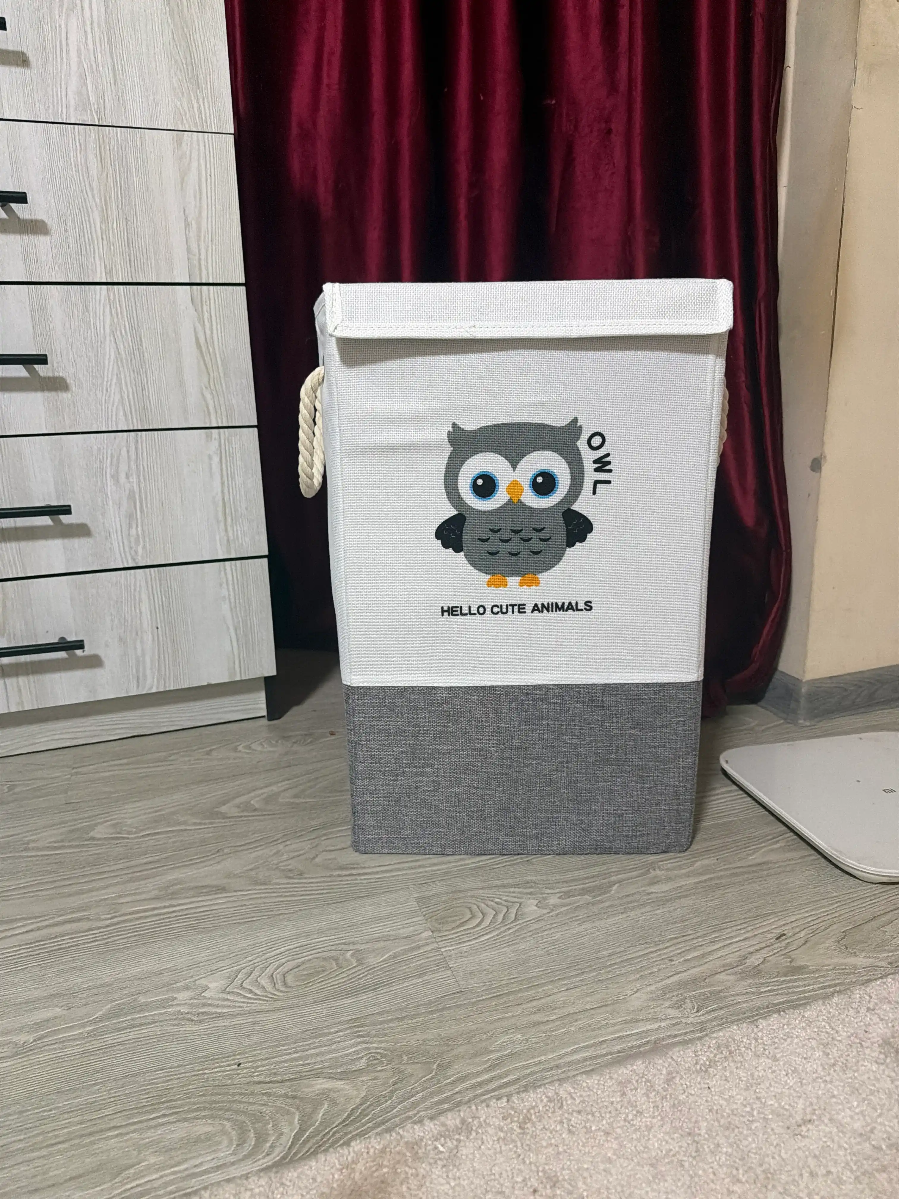 Корзина для игрушек, органайзер для одежды и нижнего белья, большой, с крышкой, складной