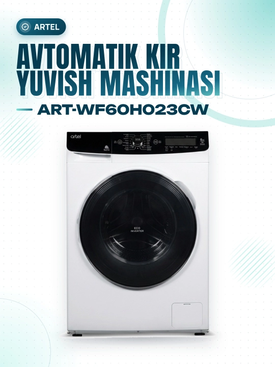 Artel ART-WF60H023CW kir yuvish mashinasi - 