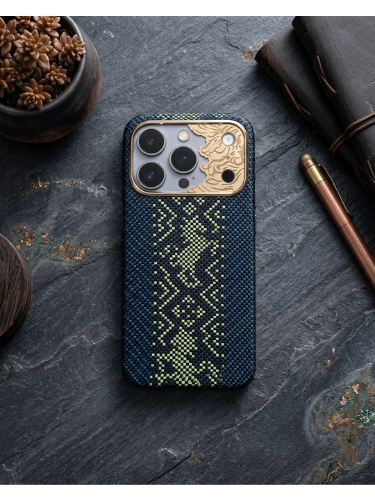 Чехол iPhone, синий чехол, узорный чехол, защита смартфона, стильный чехол