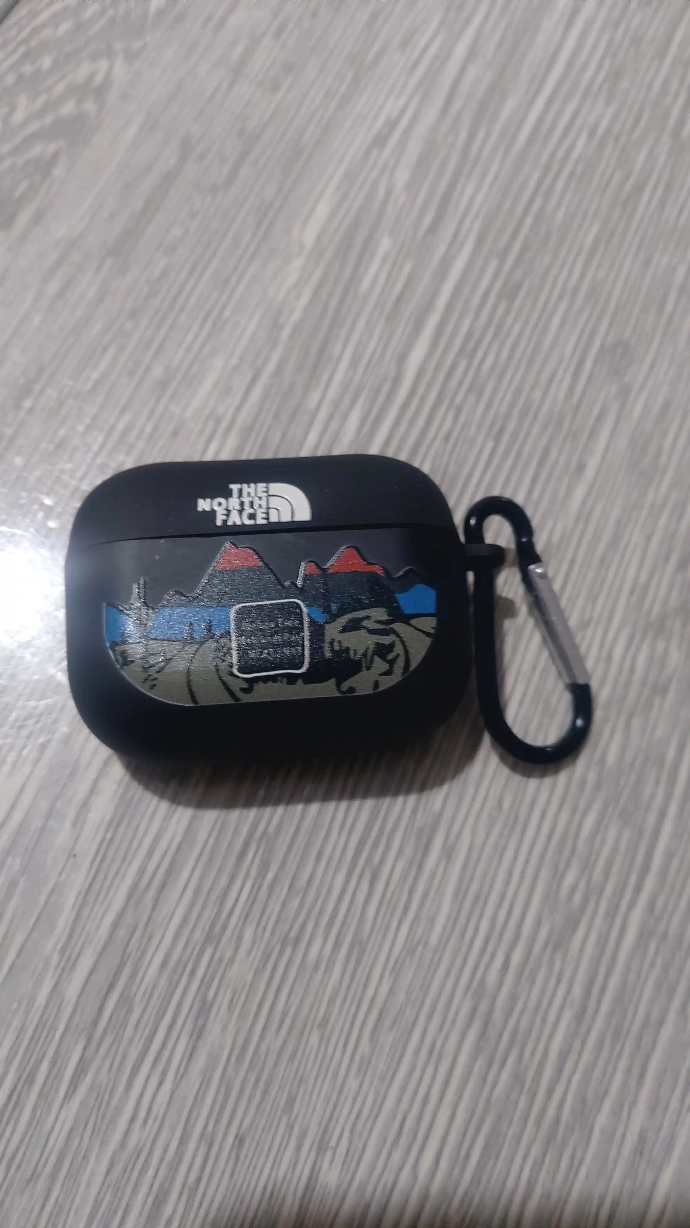 Чехол для наушников AirPods PRO, 3, 2 Pro, силиконовый, с притом The North Face