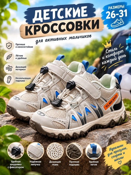 Кроссовки для мальчиков - 