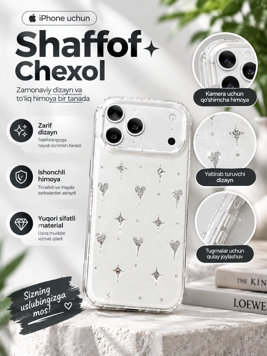 Чехол для 18 Pro Max, 17 Pro Max, 16 Pro Max, 15 Pro Max - 